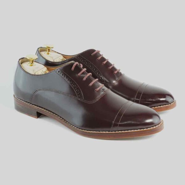 Burgundy Cap Toe Oxford